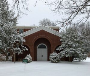 Cowan Chapel in the snow