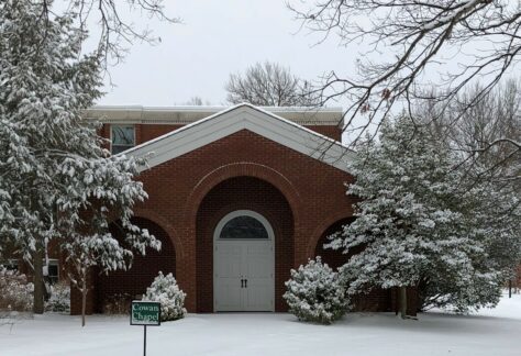 Cowan Chapel in the snow