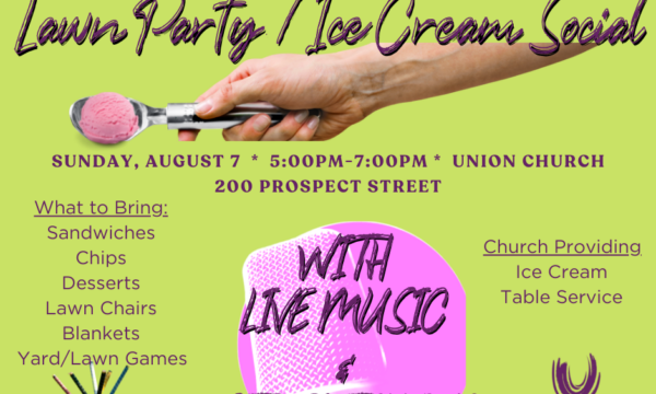 Lawn PartyIce Cream Social