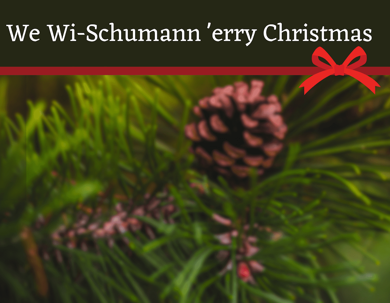 We Wi Schumann ‘erry Christmas TITLE