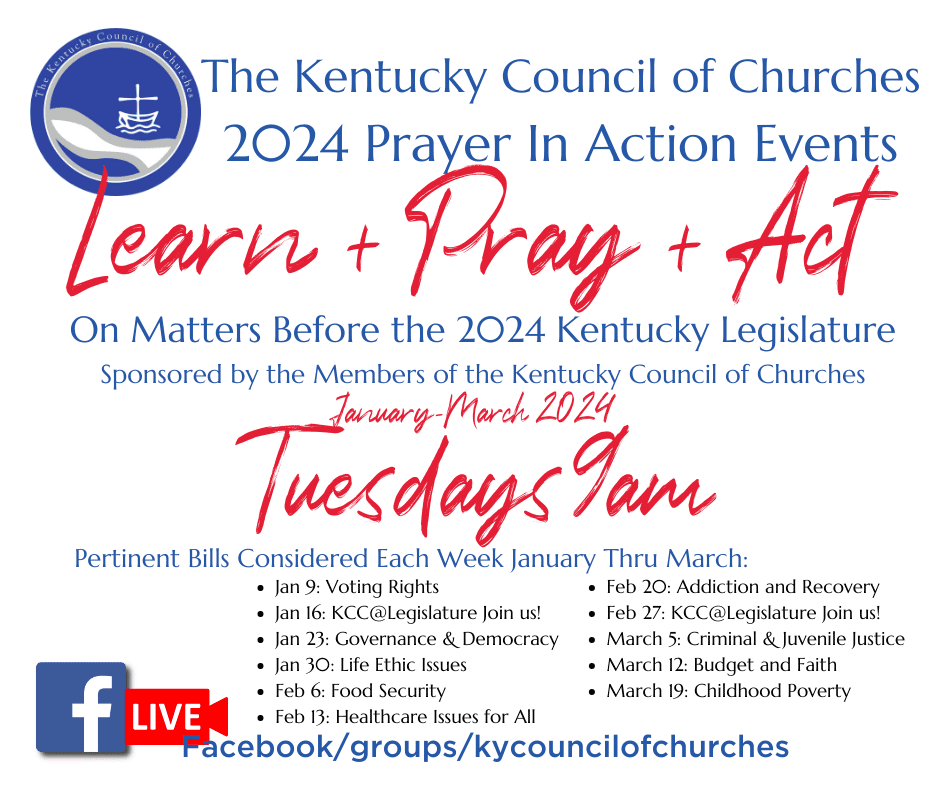 2024 Prayer In Action Events 1000 × 188 px Facebook Post