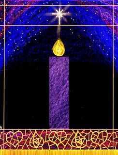 2024 Advent 1 candle