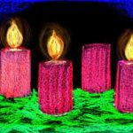 2024 Advent 3 candles