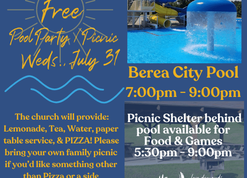 Union Church Pool Party