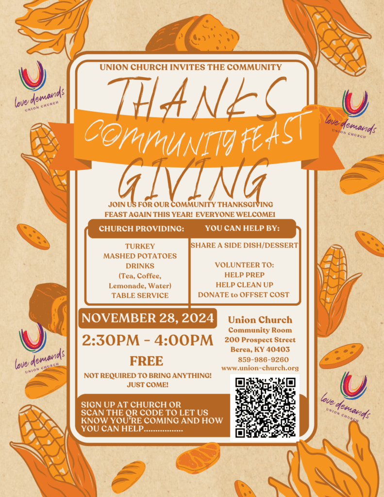 THANKSGIVING COMMUNITY MEAL