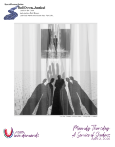 2026 04 02 Maundy Thursday bulletin Cover