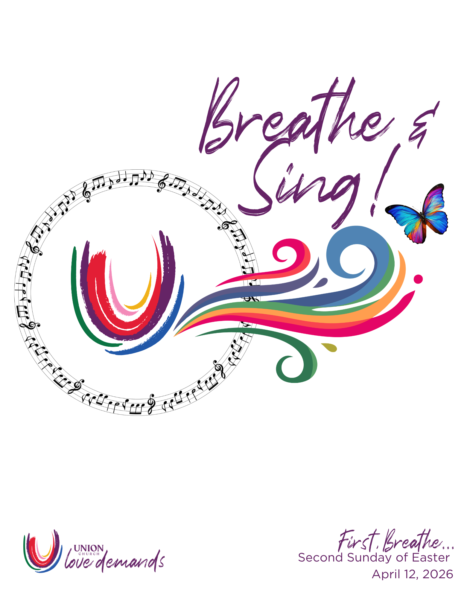 April 12, 2026, Worship Bulletin & Prayer Concerns - Union Church